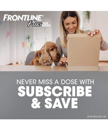 FRONTLINE Plus Flea & Tick Treatment for Large Dogs (45-88 lbs) - Effective Protection - Buy Online on GoSupps.com