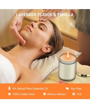 Buy Natural Soy Scented Candle - Strong Balsam & Vanilla Aromatherapy | Non-Toxic Jar Candles for Large Rooms | Perfect Birthday Gift for Mom & Dad - Buy Online on GoSupps.com