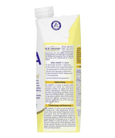 Nestl Beba Junior Milk Drink for Toddlers - Ready-to-Drink Tetra Pak Ideal for Ages 1+ 12 Pack (12 x 500ml) - International Shipping Available - Buy Online on GoSupps.com