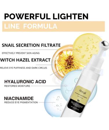 Snail Peptide Eye Cream - Brightening Korean Night Cream for Fine Lines and Dark Circles Korean Skincare anti dark circles/puffiness cream snail mucin eye cream korean skincare eye contour cream - Buy Online on GoSupps.com