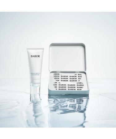 BABOR Instant Fresh & Smooth Eye Serum + Patches | Intensive Moisture & Freshness for a Smooth Eye Area | Eye Serum and Eye Pads (reusable) - 15ml Serum & 2 Eye Pads - Buy Online on GoSupps.com