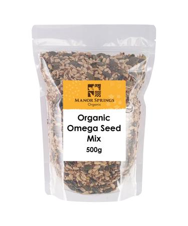 Organic Omega Four Seeds Mix 500g by Manor Springs Organic