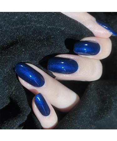 Buy COSMOO Blue Nail Polish | 12ml Quick Dry Shimmer Iridescent Ultrachrome Nail Lacquer - International Shipping Available - Buy Online on GoSupps.com