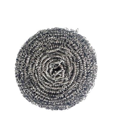 Dispensing Dish Brush Stainless Steel Wire Metal Pot Scrubber For Kitchen Clean 4Pcs (Clear One Size) Clear One Size