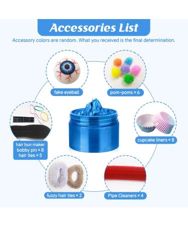 Buy Blue Temporary Hair Color Wax Kit for Teens | Washable Hair Dye Accessories for Parties Cosplay & Holidays | Perfect Gifts for Kids - Buy Online on GoSupps.com