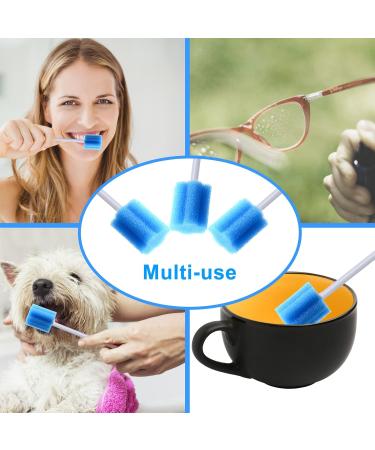 50pcs Disposable Mouth Swab Sponge - Flavored & Sterile Oral Care Dental Swabs for Mouth Cleaning | BVN Plum Blossom Blue - Buy Online on GoSupps.com