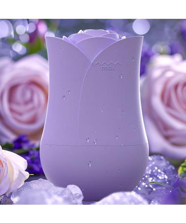 Keepaq ice scooter face ice scooter face eye massager ice facial scooter silicone reusable facial Ice face roller for pore lighten fold skin care d-purple