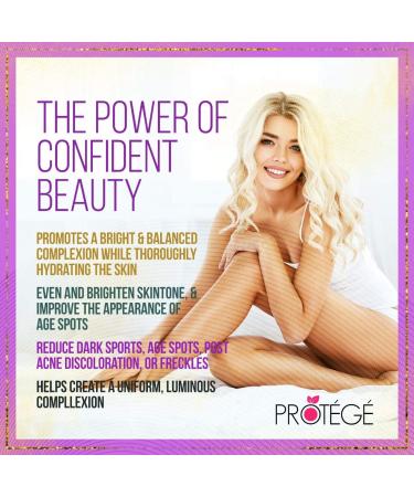 Protege Beauty Luminate Skin Brightening Cream | Bleaching Cream for Face, Body & Intimate Areas | Dark Spot & Bikini Area Brightening | For All Skin Types | 2oz - Buy Online on GoSupps.com
