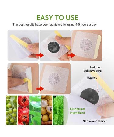 Atuio Weight Loss Patch - Slimming Fat Burner Sticker | 120 Pcs Anti-Cellulite Solution for Beer Belly & Stomach Gaps - Buy Online on GoSupps.com