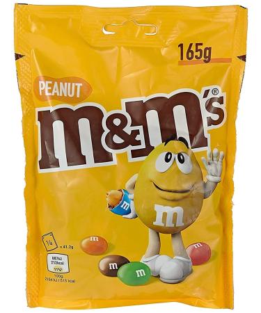 M&M's M&M's Peanuts Coated in Milk Chocolate and Sweet Flavours - The 165g Pouch