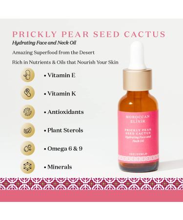 Prickly Pear Face & Neck Cactus Oil | Anti-Aging Hydrating & Skin Health | Antioxidant Rich | 1 oz - Shop Now - Buy Online on GoSupps.com