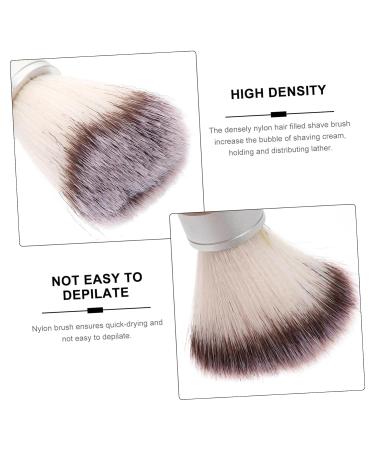 Premium Minkissy Men's Shaving Brush - Stainless Steel Beard & Hair Brush for Effortless Shaving - Buy Online on GoSupps.com