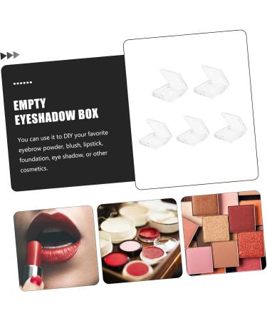 Beavorty 5pcs Eye Shadow Box Makeup Highlighter Loose Powder Storage Small Empty Eyeshadow Case Sample Box - Buy Online on GoSupps.com