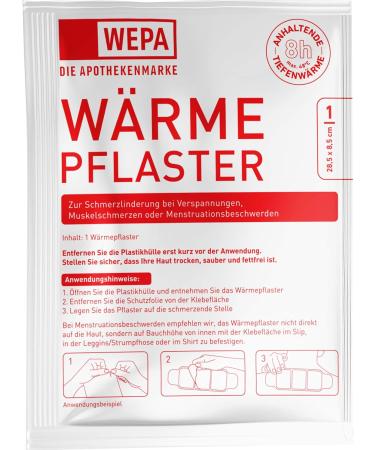 HEAT PATCH Neck/Back 8.5x28.5 cm - 2 Pack | International Shipping Available - Buy Online on GoSupps.com