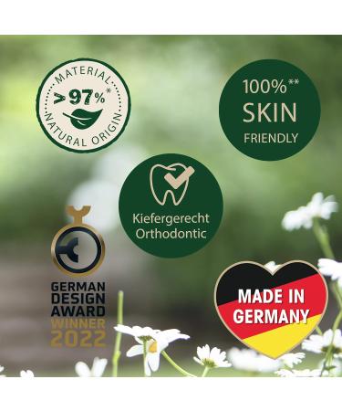 Nip Schnuller Green My Butterfly Pacifier - Sustainable Eco-Friendly Extra Flat Silicone for 0-6 Months - Buy Online on GoSupps.com