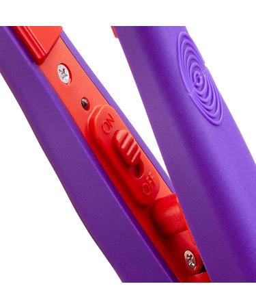 Hot Beauty Ceramic Mini Flat Iron 1/2 - Anti-Frizz Extreme Smooth (Violet) | Travel Pouch Included - Buy Online on GoSupps.com