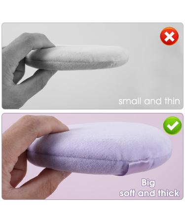 Buy Giantree Large Powder Puff 5.1 Inch - Ultra Soft Washable Velour Makeup Applicator for Loose & Body Powder (Purple - Buy Online on GoSupps.com
