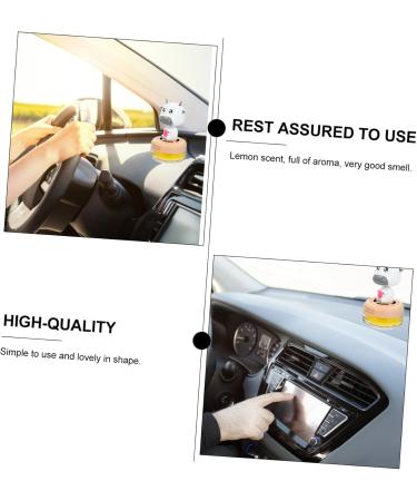 Buy Healifty Car Aromatherapy Ornament | Solid Balm & Perfume Decor for Home & Car | Light Fragrance & Stylish Desktop Holder - Buy Online on GoSupps.com