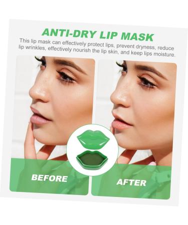 20pcs Lip Mask Set with Blue Headband & Brush - Moisturizing Sleeping Masks for Dry Lips - Hydrating Treatments & Care - Buy Online on GoSupps.com