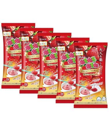 "Nerunerunerune" Japaneese DIY Popin' Cookin' Candy Fresh strawberry flavor 5 Kracie With MAIKO sticker Pio big bazar