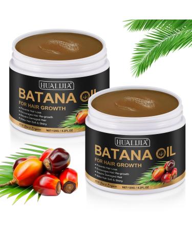 PLOBRT 100% Pure Organic Batana Oil from Honduras for Hair Growth - Prevents Loss Promotes Thickness for Men & Women 8.4 oz