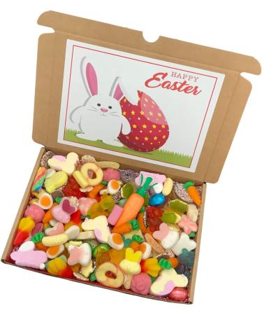 EASTER Sweet box Pick N Mix Hamper Personalised Easter Sweet Box Hand made - Made to order Happy Easter Gift for Easter (430g) - Buy Online on GoSupps.com