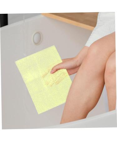 Healeved Bath Towel Men Body Scrubber Dead Skin on Back Remover Body Exfoliator Bathing Sponge Exfoliating Body Scrubber Esponja para Ba arse Back Washcloths Bath Wipe Nylon Strip 30x80x0.2cm Yellow - Buy Online on GoSupps.com