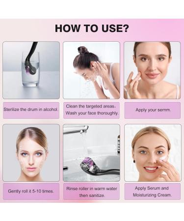 Derma Scooter Needles 0.25mm - 540 Titan Micron Facial Roller for Home Use | Smooth Skin Reduce Scars & Enhance Beauty - Buy Online on GoSupps.com