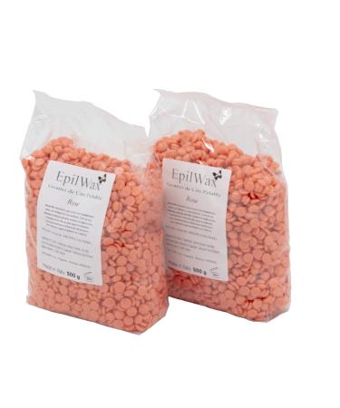 EPILWAX SAS - Premium low-temp hot wax intimate and armpits. Use without fleece strips. Wax beads pink 3 x 1kgs