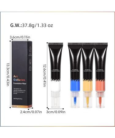 Erinde Liquid Foundation Mixing Pigment - Sweat-Proof Color Corrector Long Lasting & Easy to Blend Yellow - 1 Piece - Buy Online on GoSupps.com