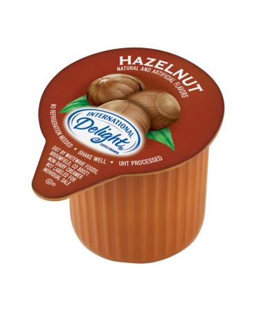 International Delight Hazelnut Liquid Creamer Single-Serve Packages 192 Count Hazelnut 192 Count (Pack of 1)