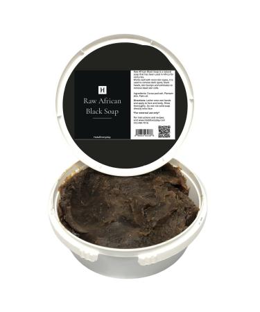 HalalEveryDay African Black Soap paste 16 oz - Made with pure Raw African Black soap - Free of all chemicals - Buy Online on GoSupps.com