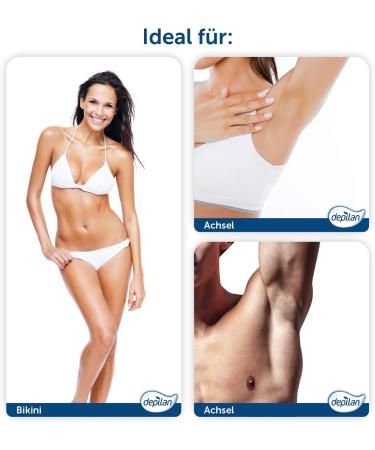 Depilan Cold Wax Strips - Body Waxing Pack of 2 (40 Strips) | Smooth Skin | Easy Hair Removal - Buy Online on GoSupps.com