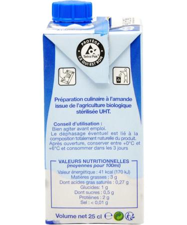 La Mandorle - Organic almond cream - 25cl - Buy Online on GoSupps.com