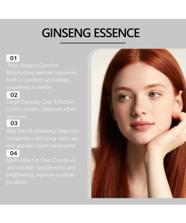 Ginseng Herbal Essence Anti-Wrinkle Facial Essence with Panax Ginseng Root Extract and Hydrolyzed Collagen 120ml/4fl oz - Buy Online on GoSupps.com