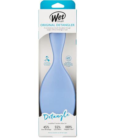 Wet Brush Original Detangler Brush - Sky | Pain-Free Comb for All Hair Types | Ultra-Soft Intelliflex Bristles | Perfect for Men Women Boys & Girls - International Shipping Available - Buy Online on GoSupps.com