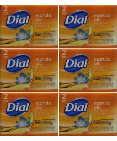 Lot of 12 Bars Dial Miracle Oil Beauty Bar Soap with Moisturizers 3.2 oz each