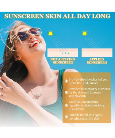 Lezehea Sunscreen SPF 100 pack of 2 sunscreen for face and body SPF 100 sun blocker soothing sunscreen waterproof nongreasy easy to use sun protection for travel outdoor 65 g 2er Pack - Buy Online on GoSupps.com