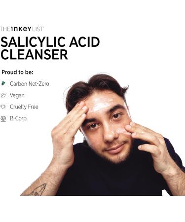 The INKEY List 2% Salicylic Acid Cleanser to Reduce Blackheads and Breakouts for Oily Blemish Prone Skin 150ml - Buy Online on GoSupps.com