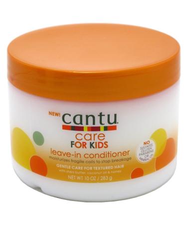 Cantu Care For Kids Leave-In Conditioner 10 Ounce Jar (295ml) (3 Pack)