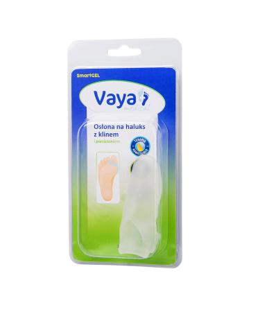 Vaya Medical toe spreader toe separator with wedge and ring toe protection hallux valgus correction medical polymer gel smart gel 1 piece universal