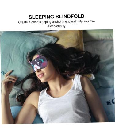 Beavorty 2 Sets Cotton Sleeping Masks Eye Masks for Sleeping Headband Comfortable Blindfolds for Home Office School Car 4Pcs*2 - Buy Online on GoSupps.com