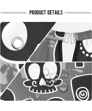 Waterproof Barber Cape - Black Skull & Cheetah Haircut Bib for Men & Women | Unisex Hair Cutting Cape - Buy Online on GoSupps.com