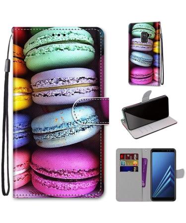 Miagon Full Body Wallet Case for Samsung Galaxy A8 2018 Colorful Pattern Design PU Leather Flip Cover with Magnetic Closure Stand Card Slot Cake Samsung Galaxy A8 2018 Cake - Buy Online on GoSupps.com