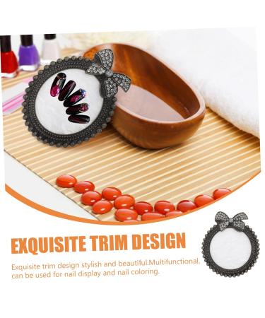 Buy Ipetboom Nail Art Display Tray Set - 4pcs Metal Nail Polish Holder & Tool Kit | Perfect for Nail Art Makeup & Resin | International Shipping Available - Buy Online on GoSupps.com