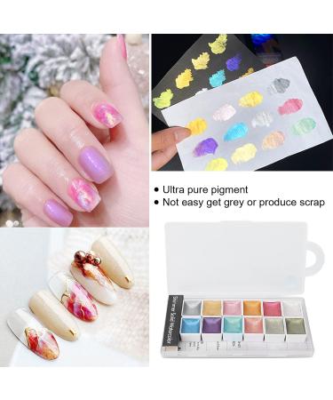 Premium Nail Art Powder & Watercolor Pigment Set | Vibrant Colors for Nail Artists & Creative Designs - Buy Online on GoSupps.com