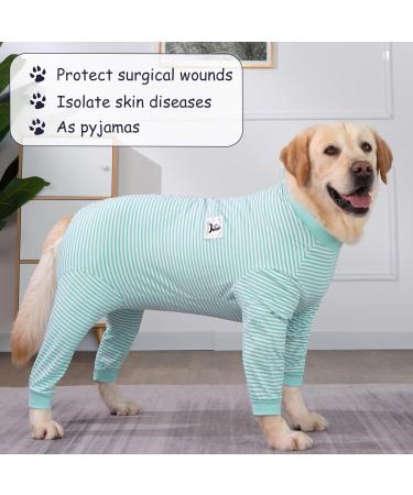 Axcimond Dog Body with Legs - Full Body Leak Protection for Large & Medium Dogs - Post-Surgery Castration Suit - Turquoise 5XL - Buy Online on GoSupps.com
