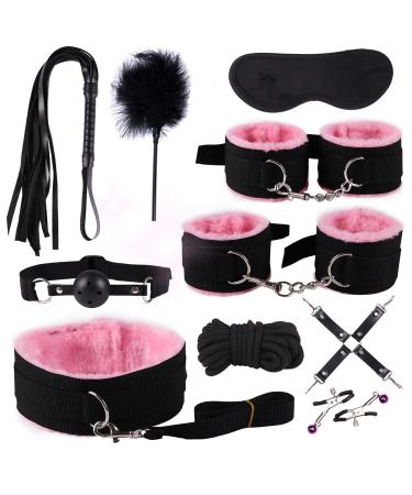 Kit de 10 pi ces de fitness en nylon rose entra nement l ger