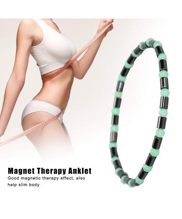 Magnetic Therapy Lymphatic Drainage Bracelet - Elastic Hematite Foot Chain for Improved Blood Circulation | Ideal Gift for Men & Women - Buy Online on GoSupps.com