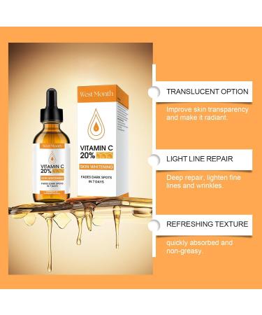Trendyfave 20% Vitamin C Serum For Face Vitamin C Serum With Hyaluronic Acid Vit C Serum Face Hydrating Face Serum Hydrating & Plump Skin 2FL.OZ - Buy Online on GoSupps.com